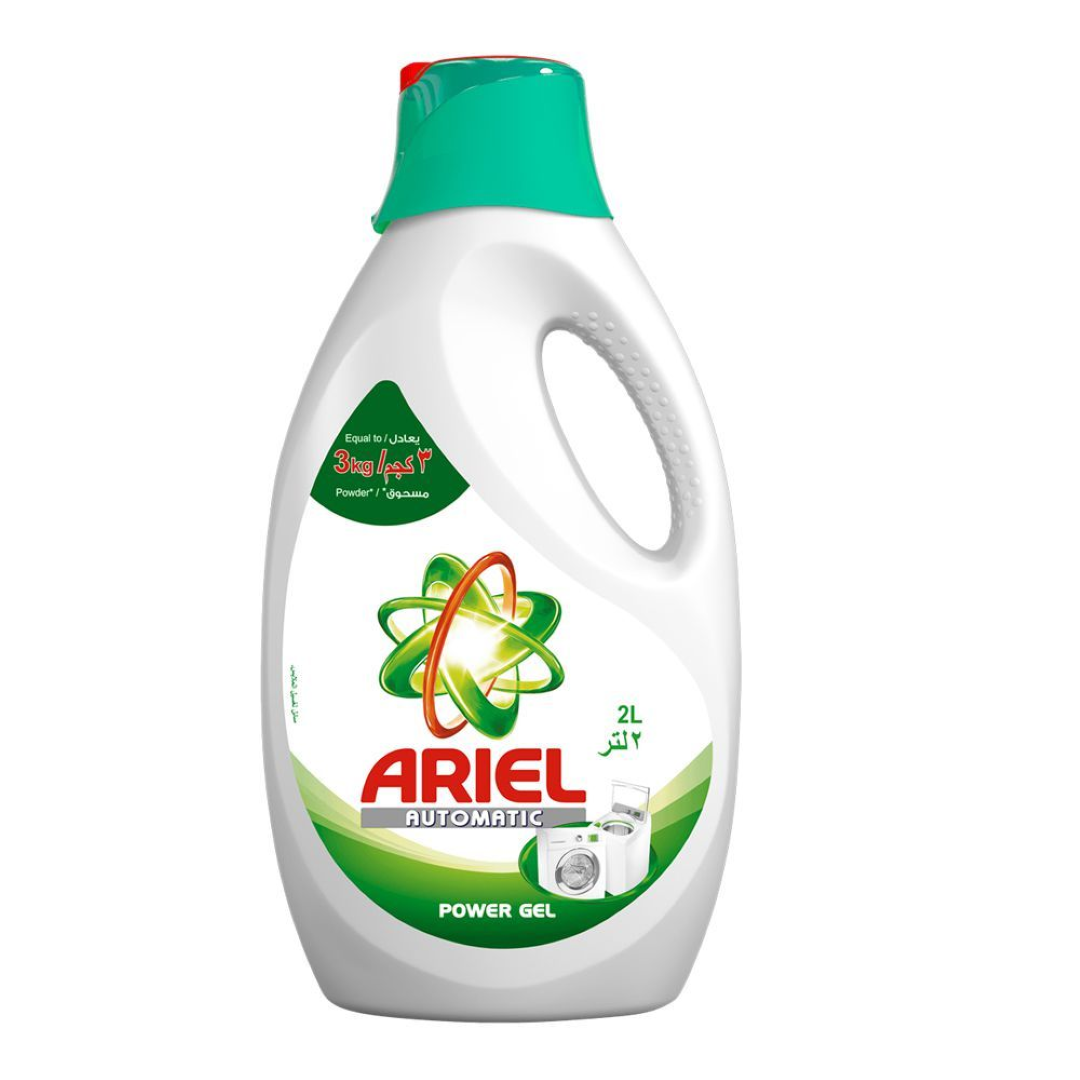 ARIEL POWER GEL LIQUID AUTO WASH 2L